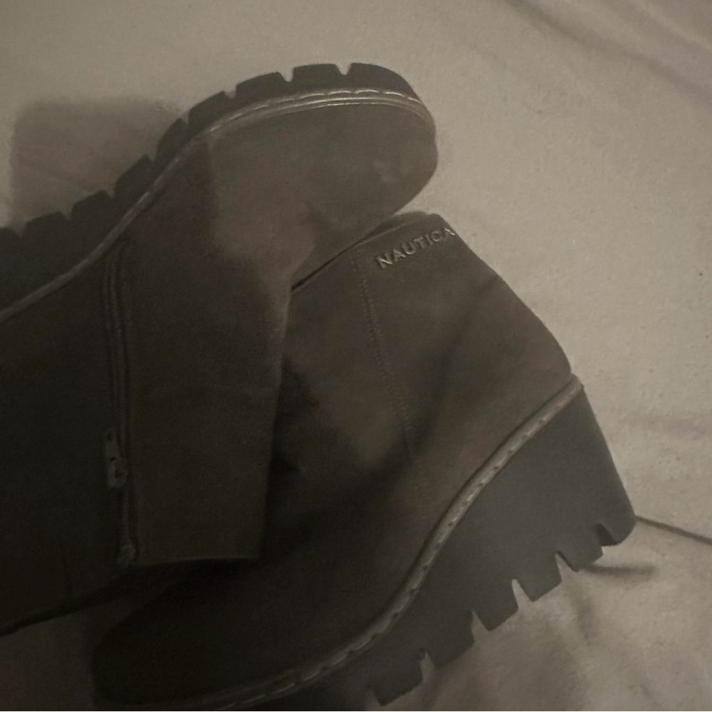 Nautica Women's Dark Brown Heeled Boots